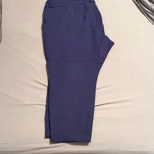 torrid Navy Blue Capris - Stretch Ponte Crop Pants